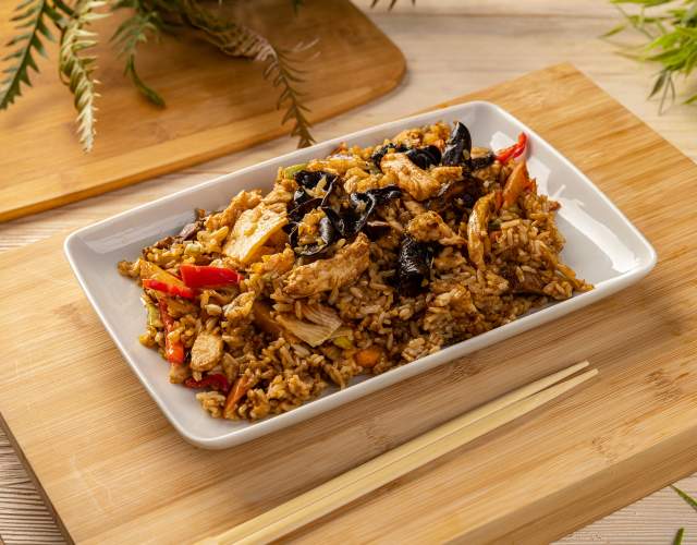 Japanese Mixed Rice With Chicken