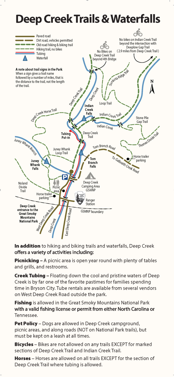 Deep Creek Rack Card