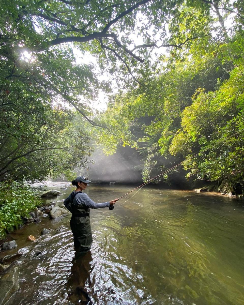 Female Fly Fisher