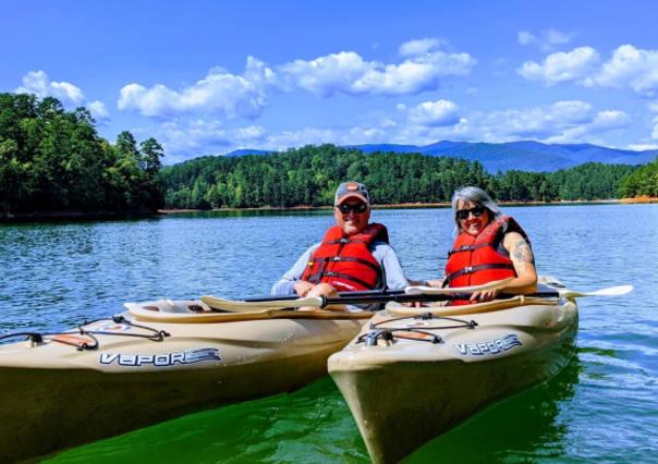 Guided Lake Kayaking on Fontana Lake