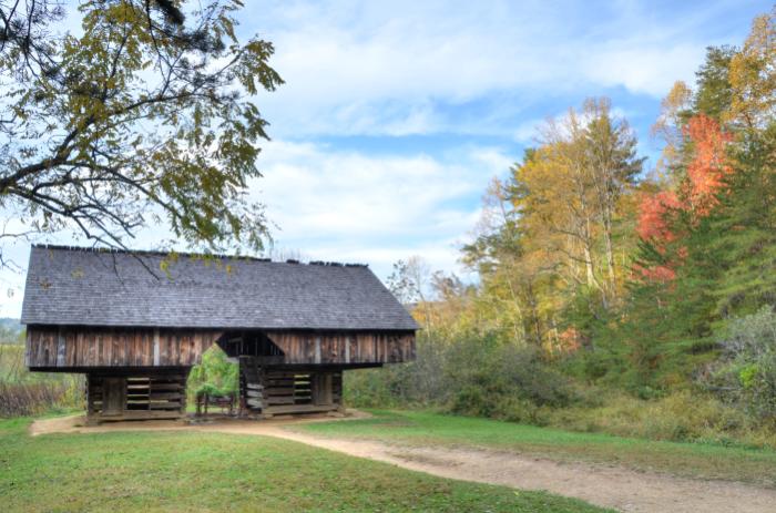 Cades Cove Historic Cantilever Cabin