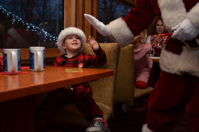 Polar Express High Five Santa