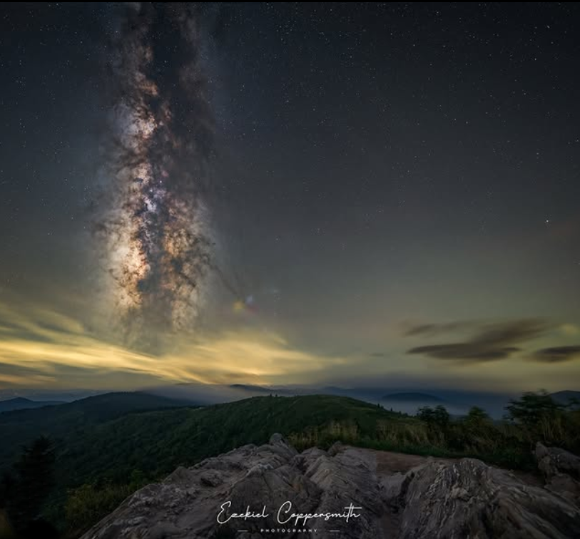 Black Balsam Knob Milky Way
