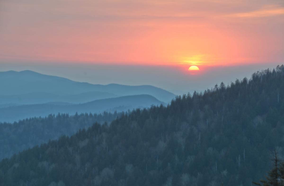 Clingmans Dome Sunset