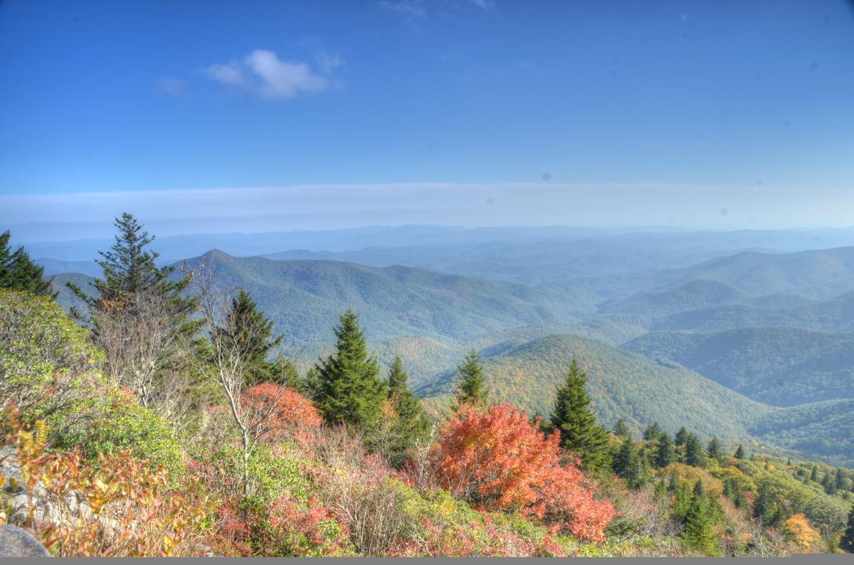 Devil's Courthouse Trail Views
