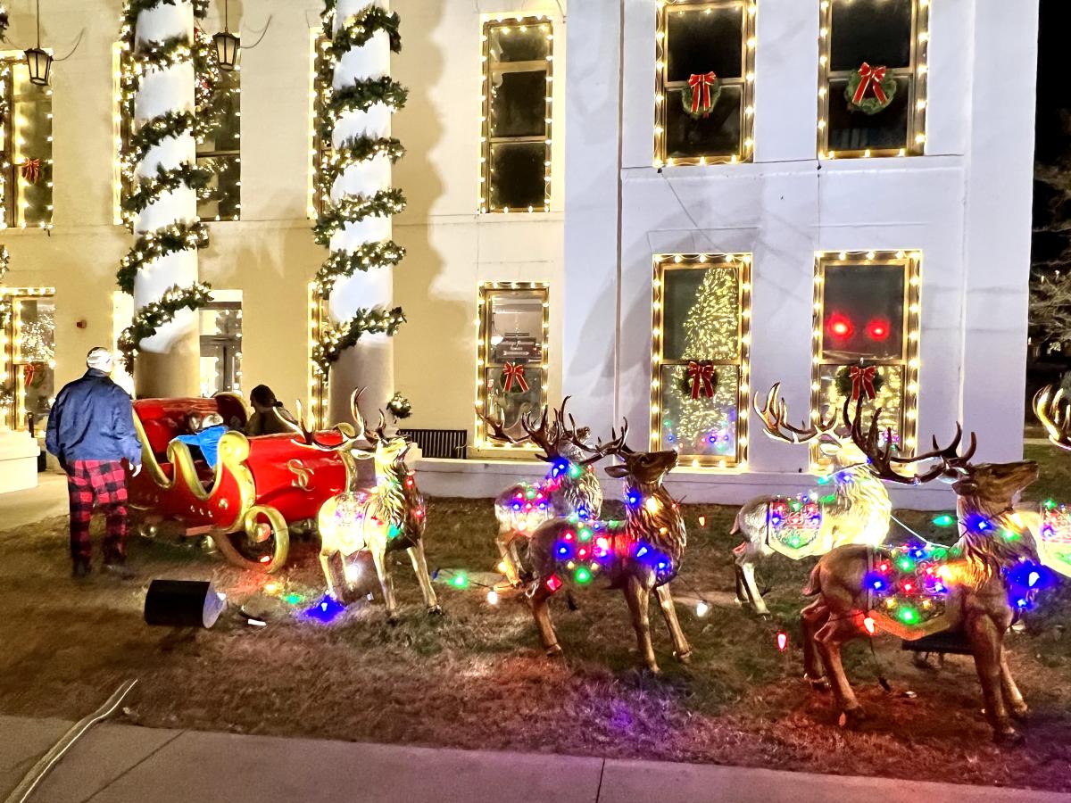 Christmas Santa and Reindeer