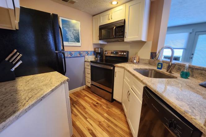 2 Bedroom, 2 Bathroom Condo Kitchen
