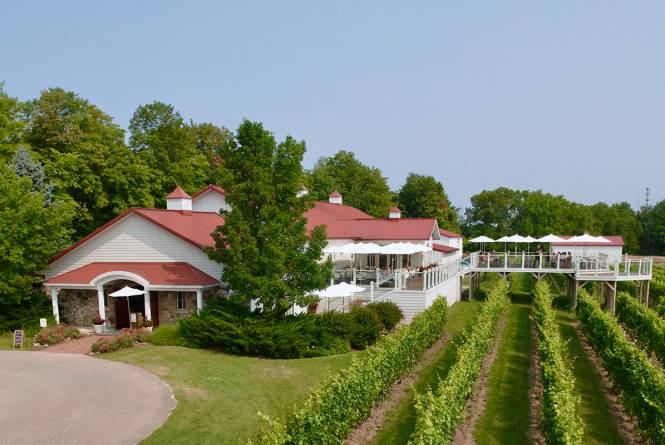 Brys Estate Vineyard & Winery Aerial