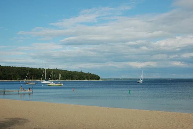 Haserot Beach in Summer