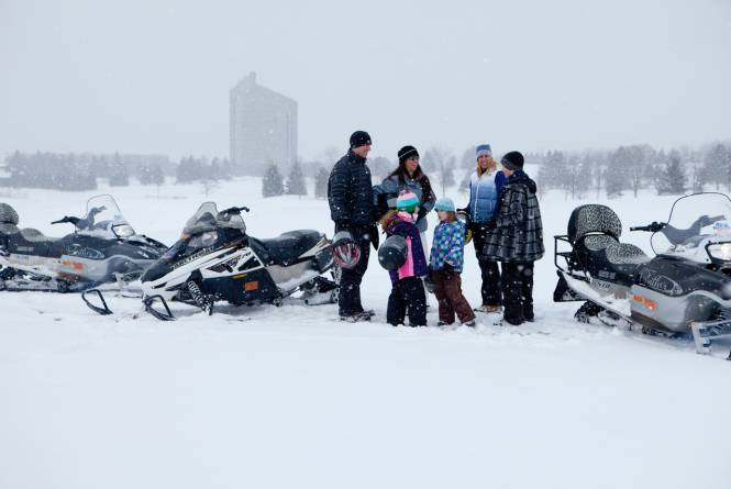 Winter Snowmobiling