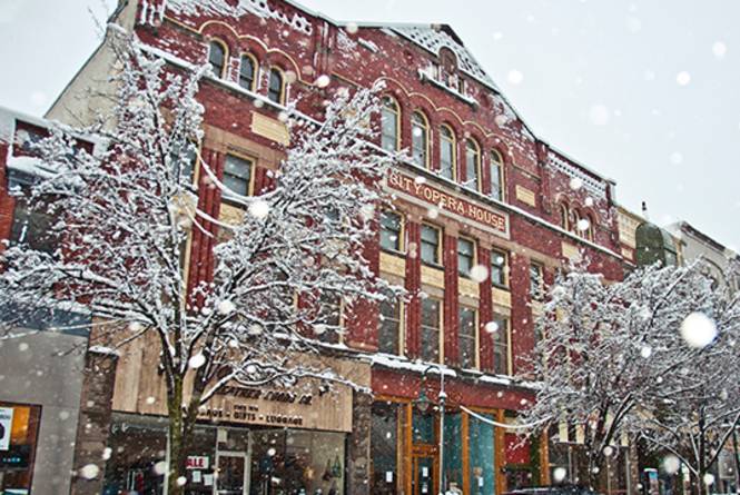 Winter in Downtown Traverse City