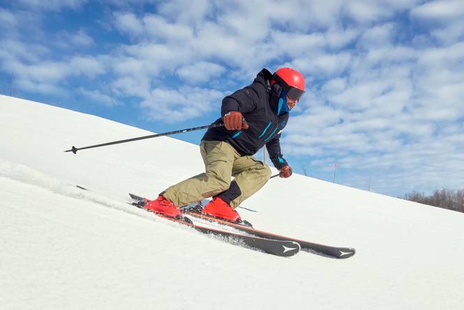 Skier on the slopes