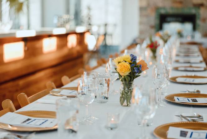 Wine Dinner Setting