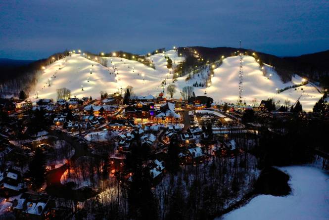 Crystal Mountain in Winter