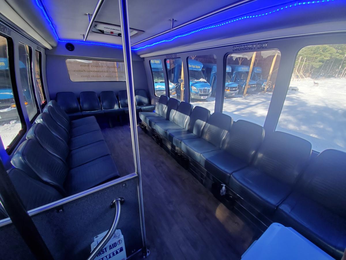 Magic Shuttle Bus Transfer The Magic Shuttle Bus | Traverse City, MI 49684