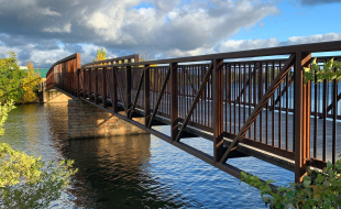 Boardman Lake Bridge on the TART Trail