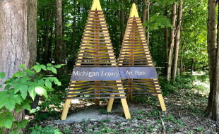 Michigan Legacy Art Park Entrance