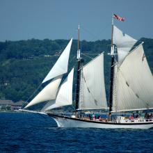 Tall Ship In Traverse City Sailing