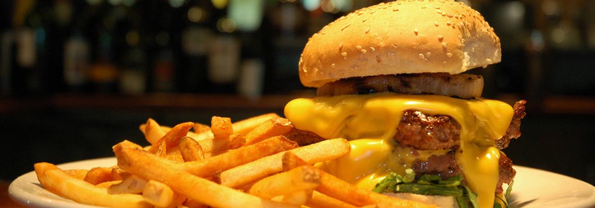 Blue Tractor Burger