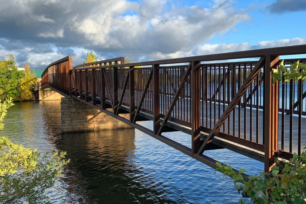Boardman Lake Bridge on the TART Trail