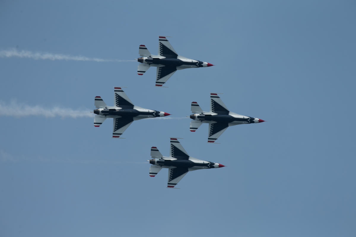 Air Force Thunderbirds at the National Cherry Festival Airshow
