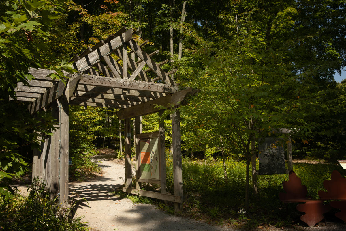 Crystal Mountain MI Legacy Art Park