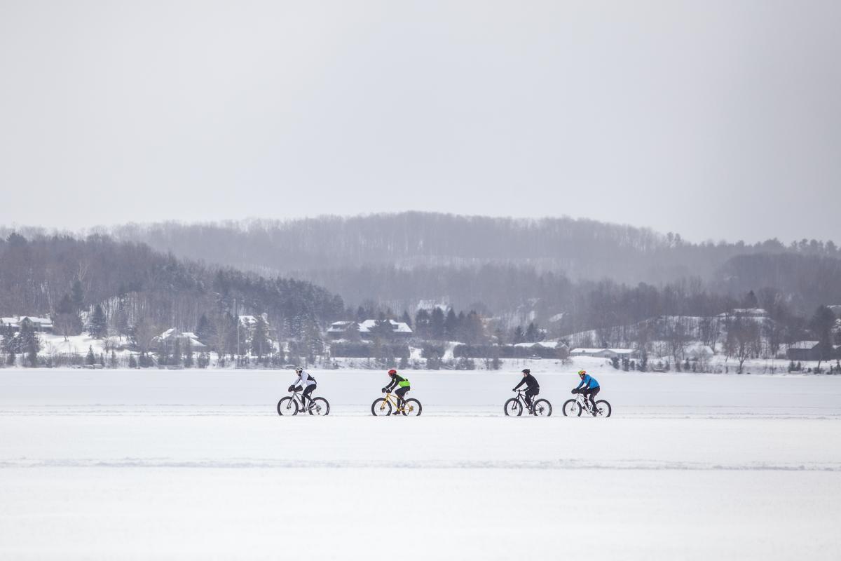 Fat tire biking