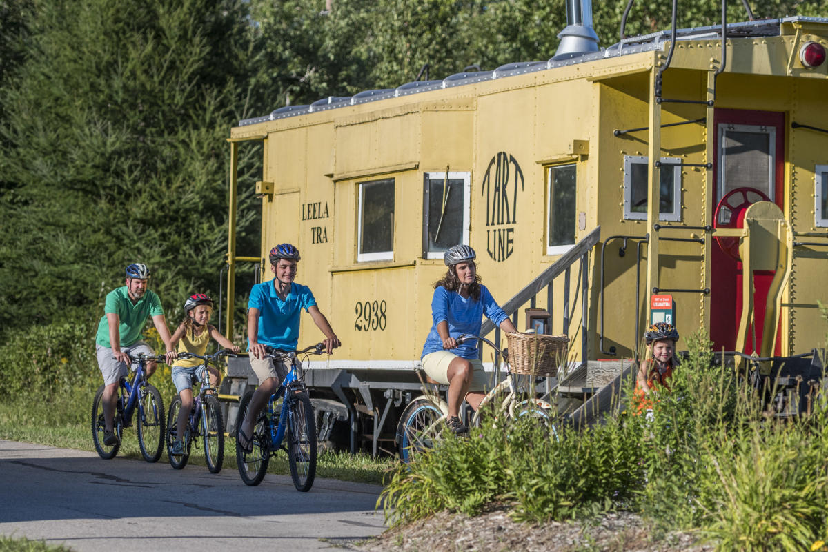 Biking on the Tart Trail
