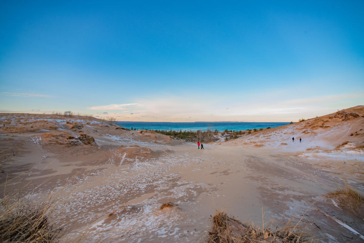 Sleeping bear dunes - winter