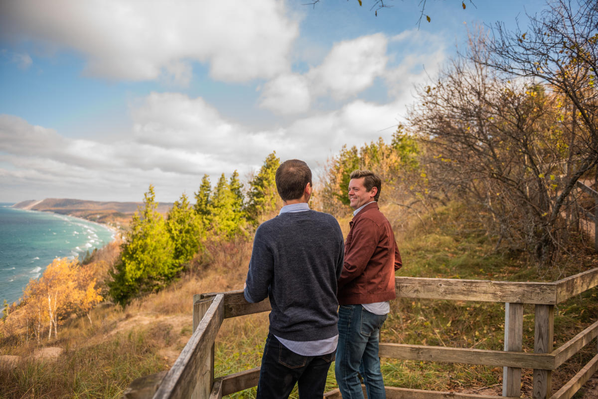 Sleeping Bear Dunes fall