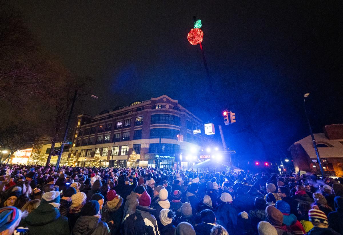 CherryT Ball Drop downtown TC