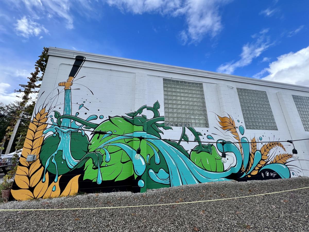 Right Brain Brewery Mural