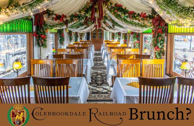 Brunch on the Colebrookdale Railroad