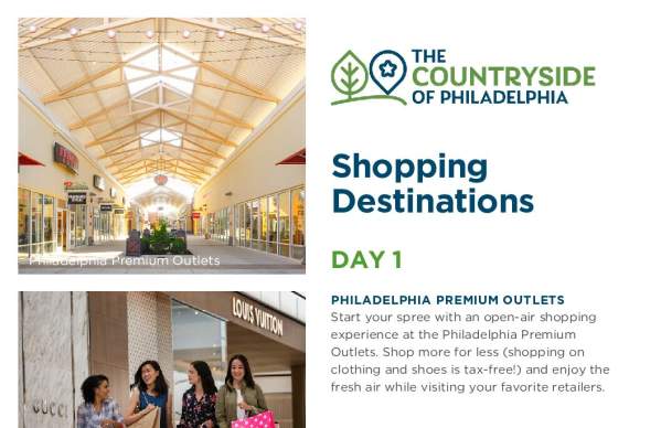 TCOP Itinerary Shopping Destinations