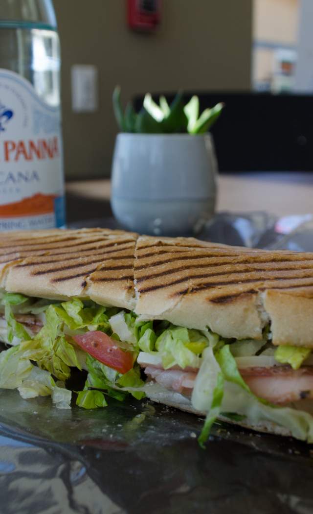 One of the Galleria's signature paninis