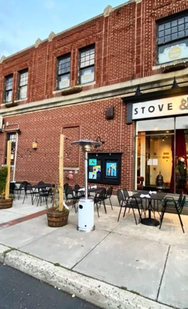 stove and tap heated patio