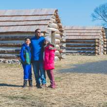 Soldier Huts at Valley Forge