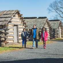 Soldier Huts at Valley Forge