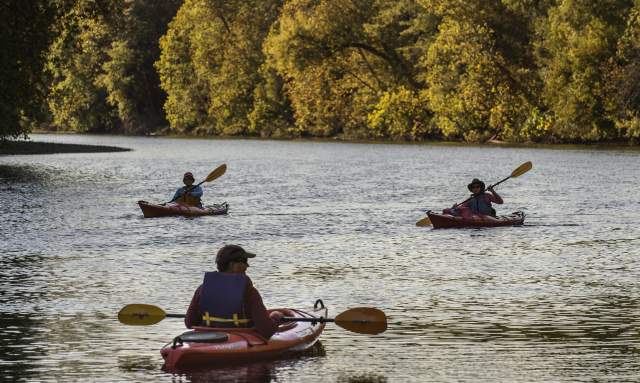 Schuylkill River Kayaking in Fall