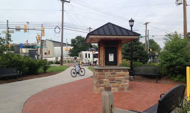 Welcome to Collegeville, the halfway point of my journey.