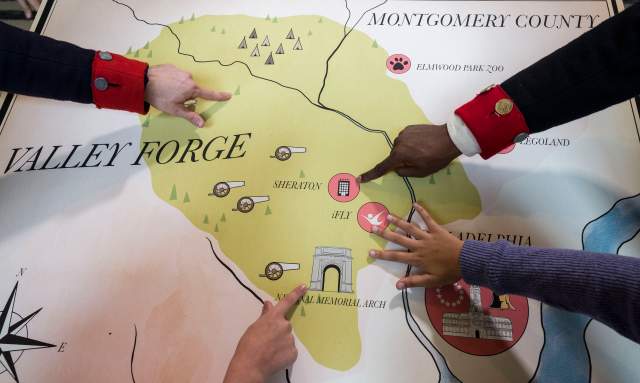 valley forge map summer campaign