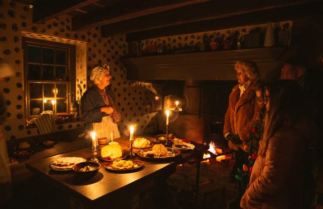 Candlelight tour 2019 at Peter Wentz Farmstead