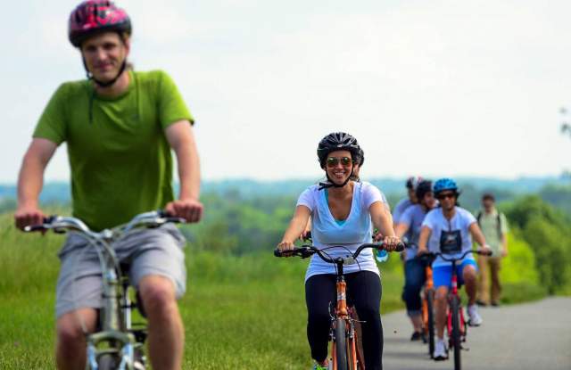 Biking at VFNHP