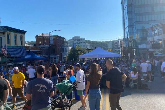 Fayette St in Conshohocken during Funfest