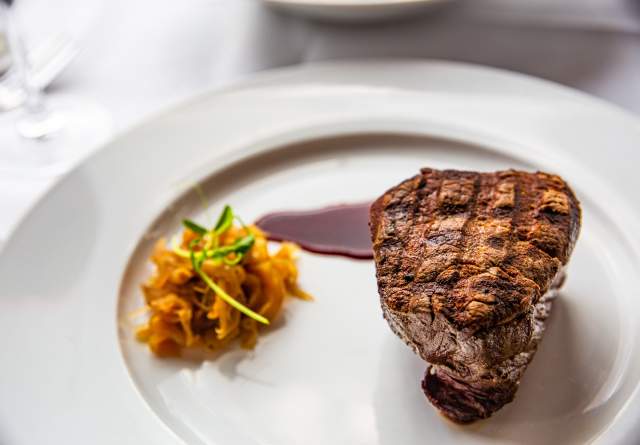 Pasta dish at Davios 2019