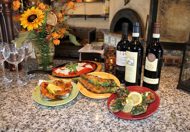 Bacco Italian Restaurant Dinner and Wine