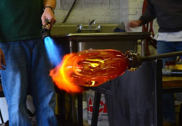 Centrifugal force is important. So is a good fire.