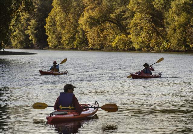 Schuylkill River Kayaking in Fall