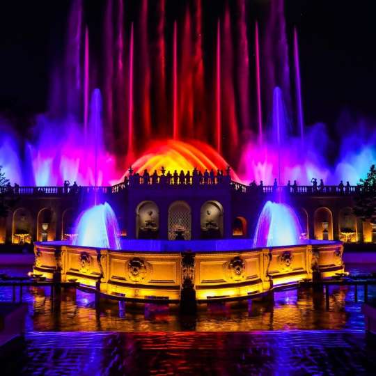 Illuminated Fountain Performance