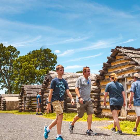 Soldier Huts at Valley Forge